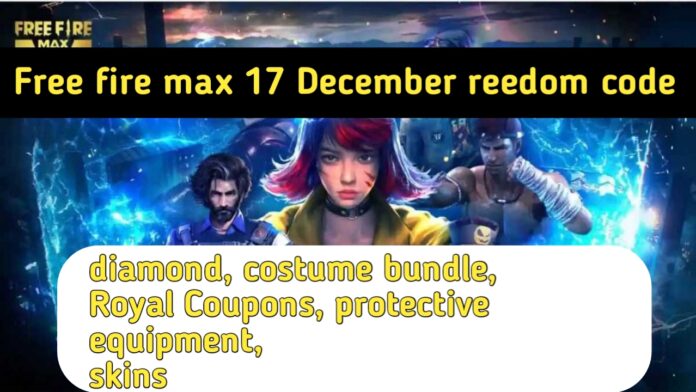 free fire max December reedom code