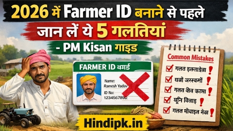 टॉप 5 खतरनाक गलतियां! Farmer ID रिजेक्ट हो जाएगी – PM Kisan 2026 अपडेट