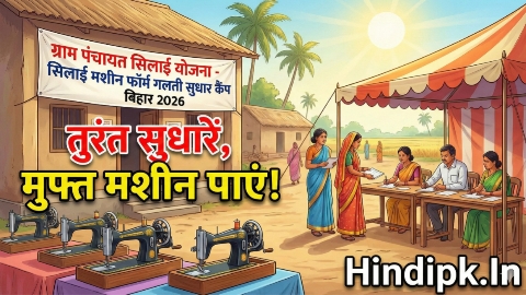 ग्राम पंचायत सिलाई मशीन गलती सुधार कैंप